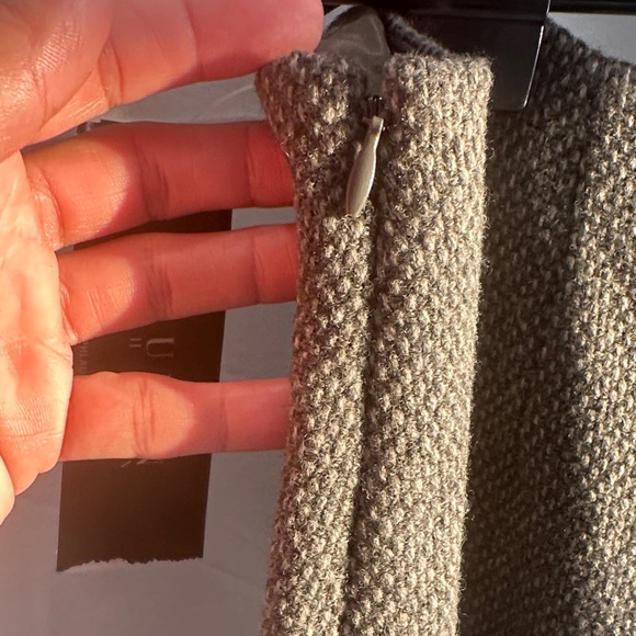 Lauren Ralph Lauren Charcoal Tweed Pencil Skirt - Picture 8 of 9